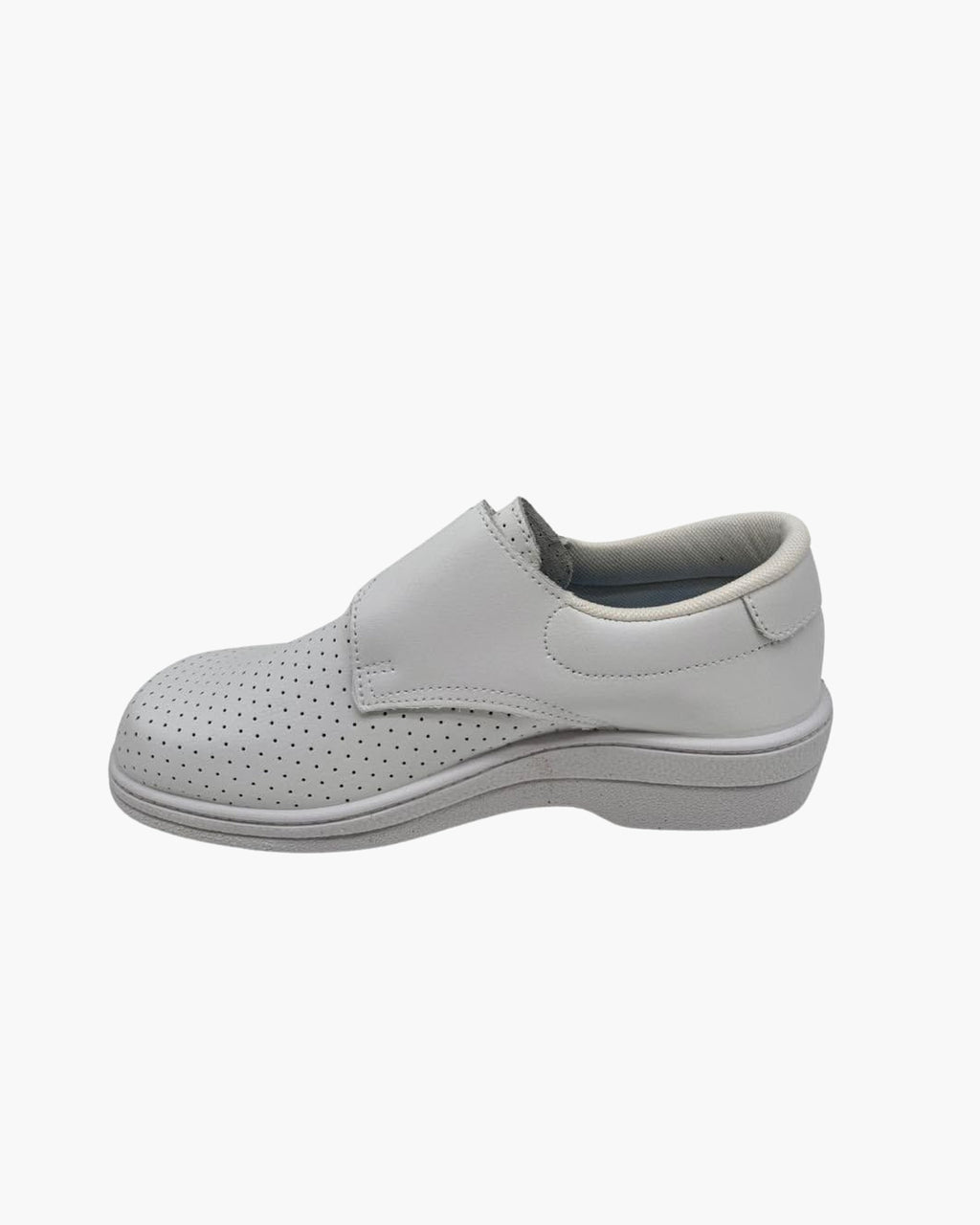 Zuecos Sanitarios para Mujer - Zapatos Hechos a Mano en España - Blanco