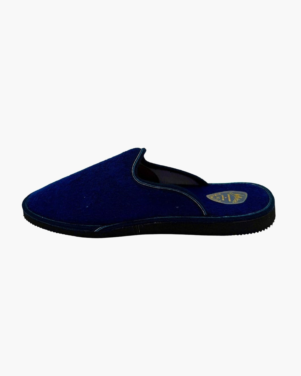 Zapatillas de casa azules para hombre con suela de goma 46-52 - Marino