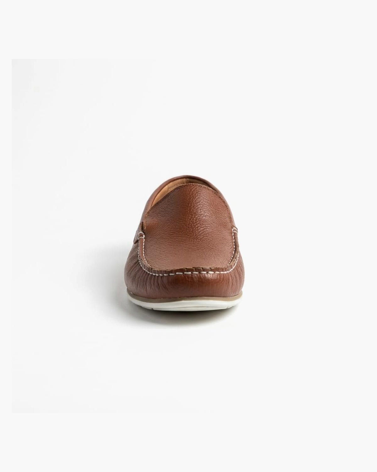 Mocasines de Cuero Azul Marino para Hombre de Verano - Cuero