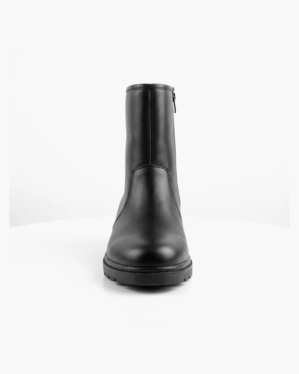 NOESLOMISMO BY DILEMA Botas Safari Hombre Piel con Forro Borreguito y Cremallera Lateral – Desert Boots Invierno Hechas en España – Botines Casual Suela Crepe Antideslizante, Cómodas y Ligeras - Negro