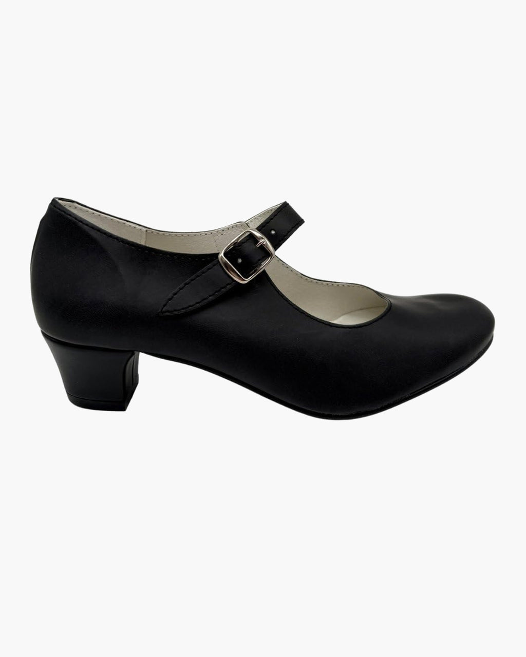 NOESLOMISMO BY DILEMA Zapato Flamenco para Niña - Sevillanas Hechas a Mano en España - Negro