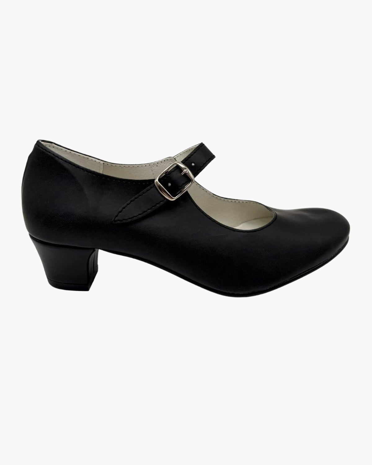 NOESLOMISMO BY DILEMA Zapato Flamenco para Niña - Sevillanas Hechas a Mano en España - Negro