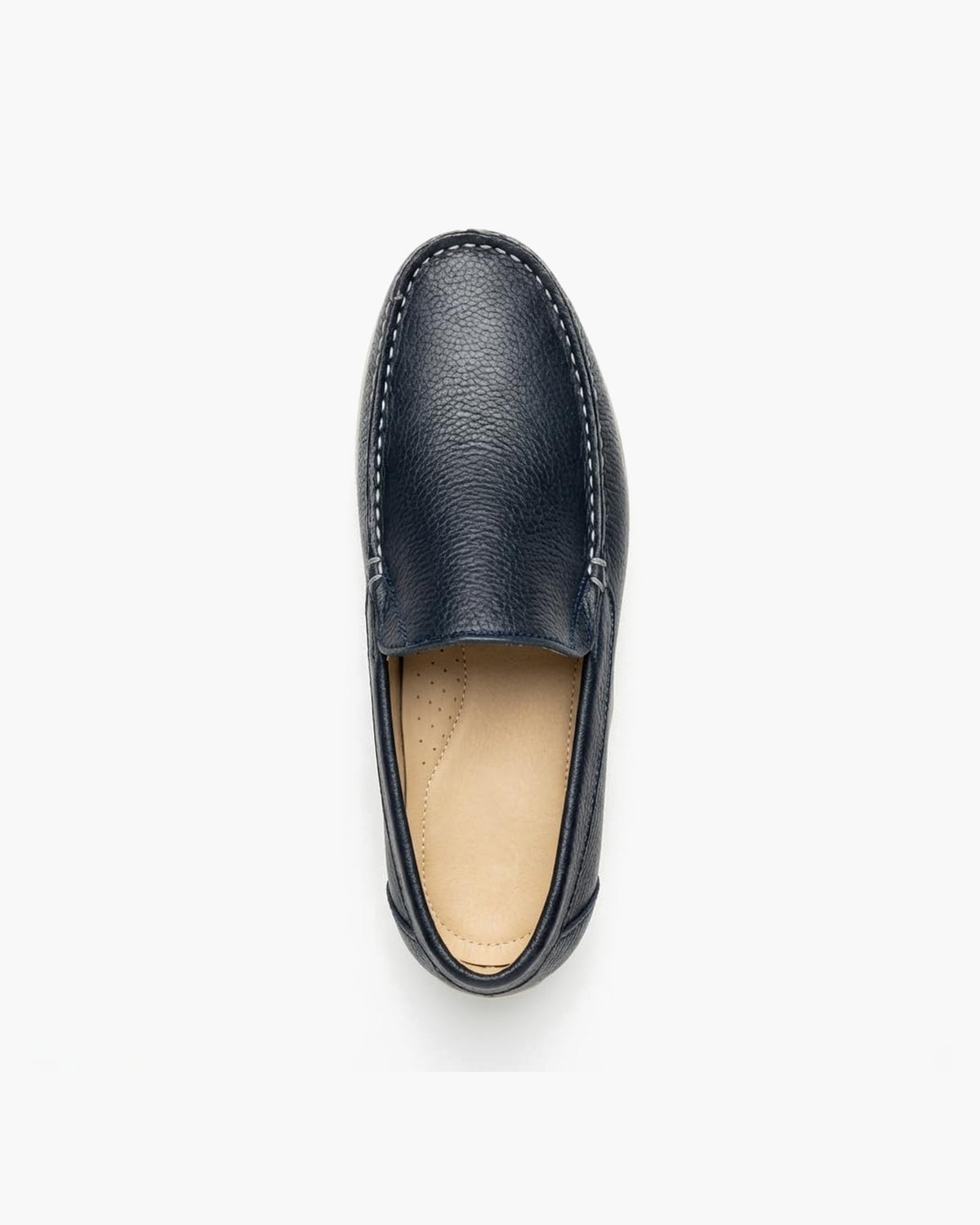 Mocasines de Cuero Azul Marino para Hombre de Verano - Azul Marino