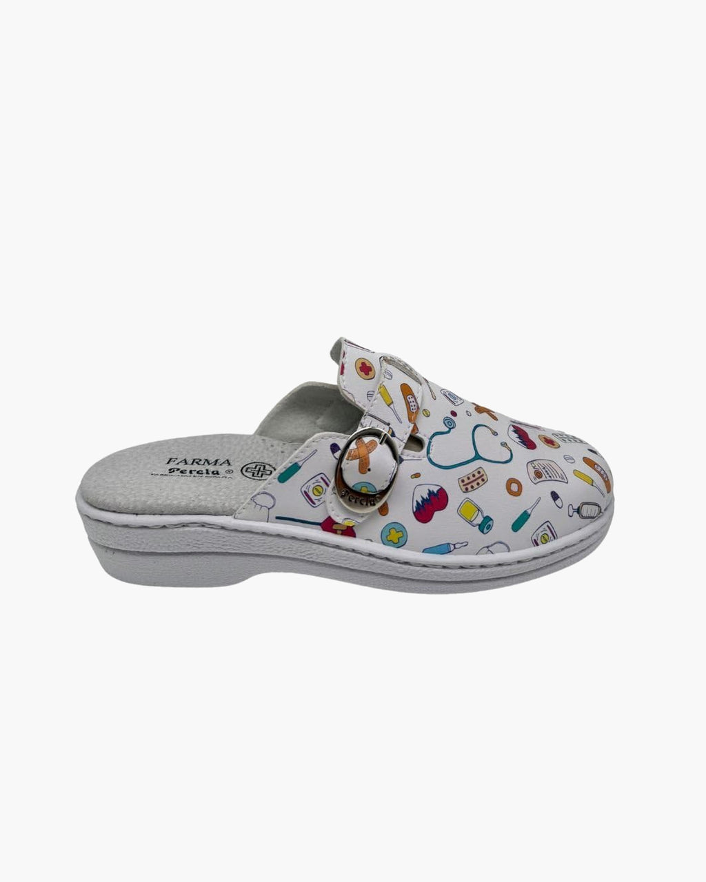 Zuecos Sanitarios para Mujer - Zapatos Hechos a Mano en España - Blanco