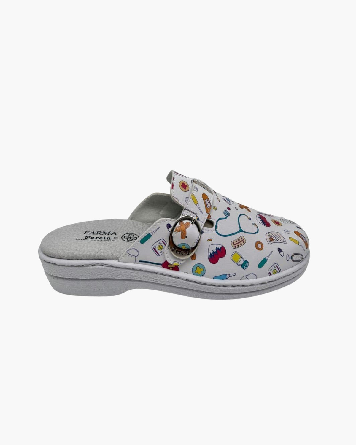 Zuecos Sanitarios para Mujer - Zapatos Hechos a Mano en España - Blanco