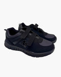 Zapatillas Deportivas Negras Hombre | Cierre Autoadhesivo hasta Talla 48 - Negro