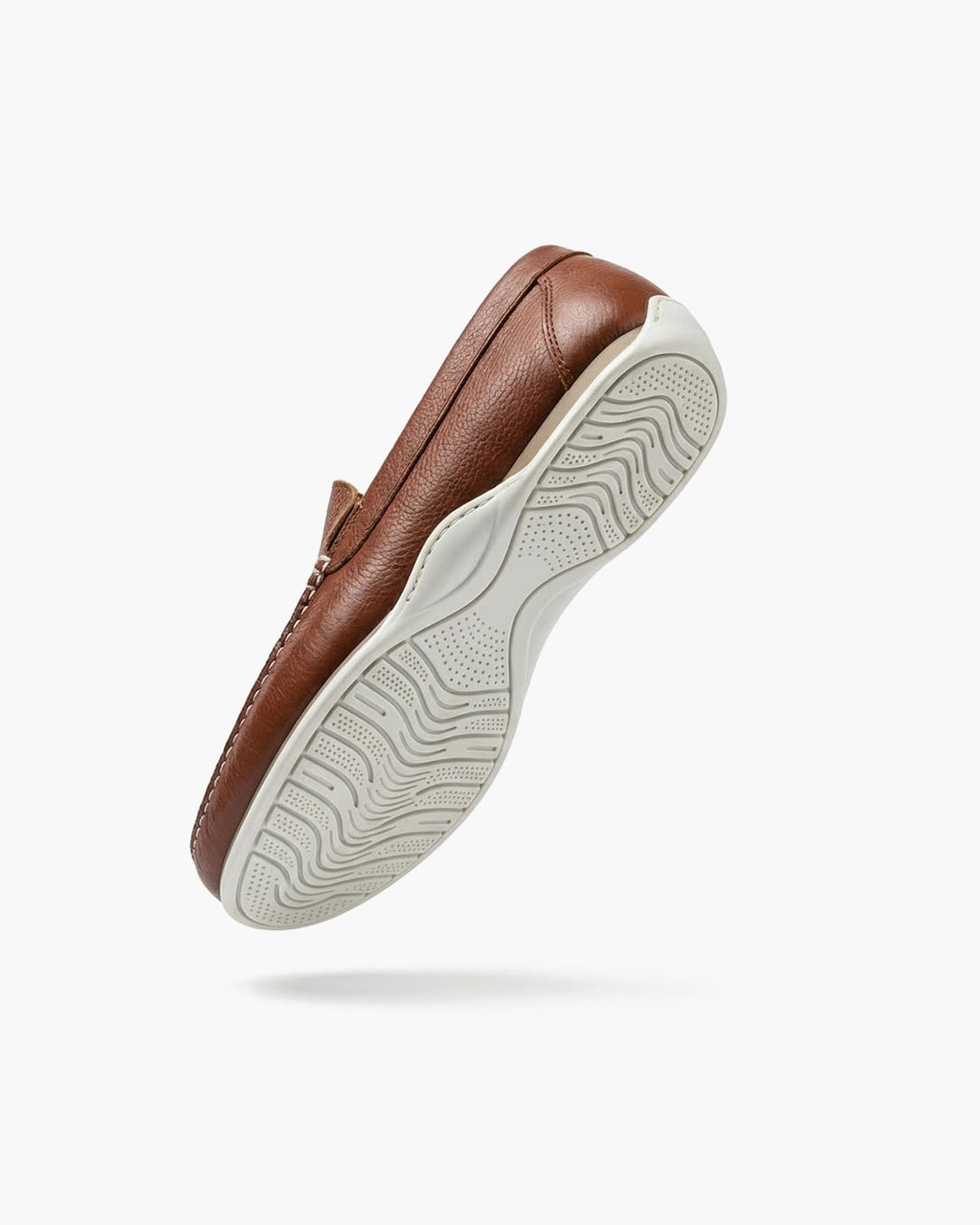 Mocasines de Cuero Azul Marino para Hombre de Verano - Cuero