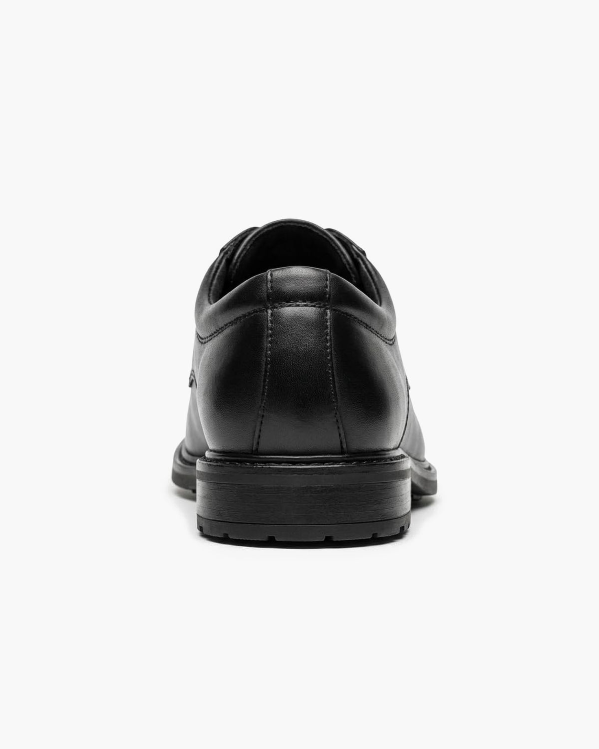 Zapatos de vestir de cuero negros para hombre con cordones Derby - Negro