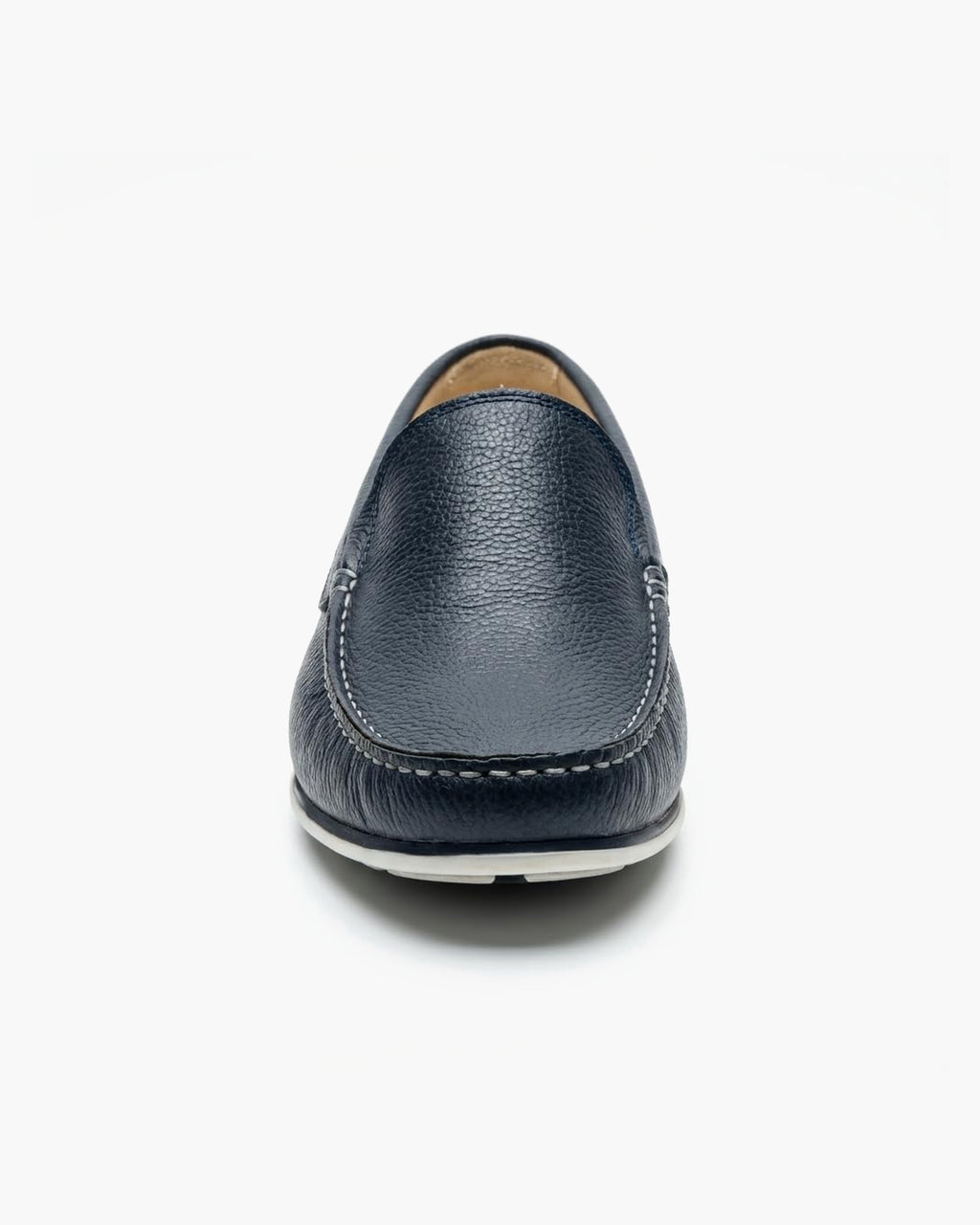 Mocasines de Cuero Azul Marino para Hombre de Verano - Azul Marino