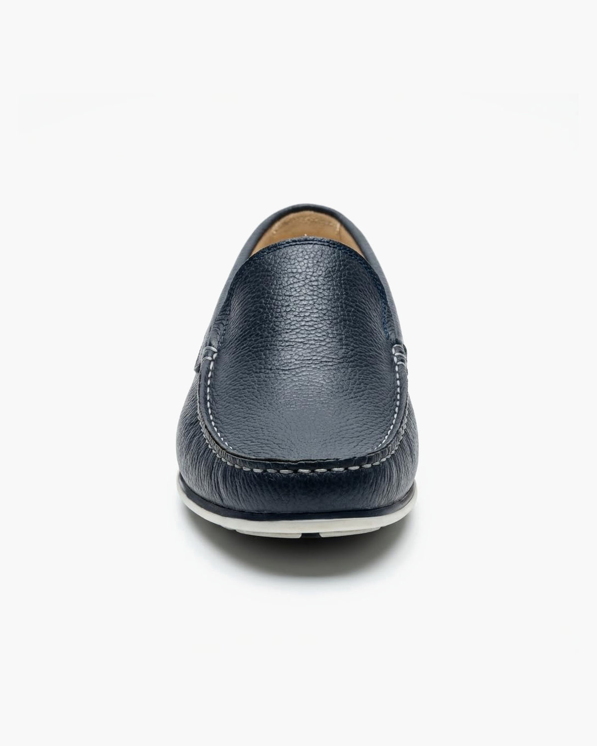 Mocasines de Cuero Azul Marino para Hombre de Verano - Azul Marino