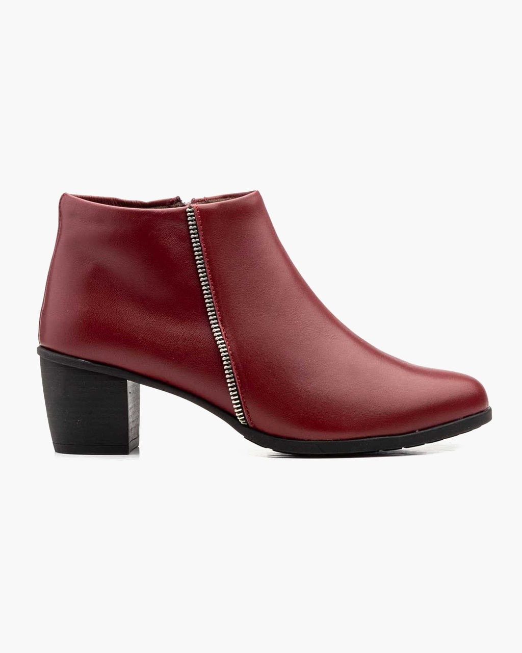 NOESLOMISMO BY DILEMA Botines para Mujer - Botin Hecho a Mano en España - Burdeos