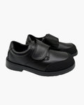 NOESLOMISMO BY DILEMA Zapatos con Velcro para Niño - Colegiales Hechas a Mano en España - Negro