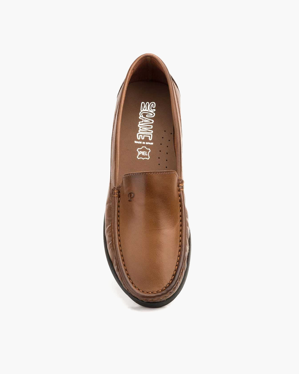 Mocasines para Mujer de Piel cómodos Zapatos clásicos de Vestir y Casual Zapatillas 24 Horas señora Calzado de Verano e Invierno Tipo Penny en Gamuza - Marron