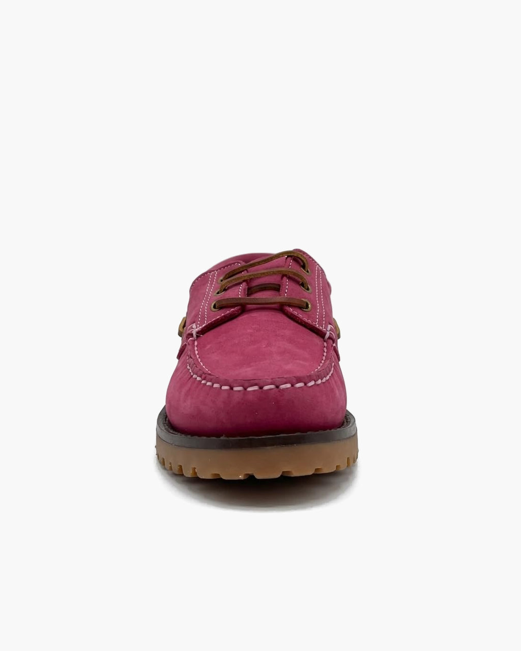 Mocasines para Mujer de Piel cómodos Zapatos clásicos de Vestir y Casual Zapatillas 24 Horas señora Calzado de Verano e Invierno Tipo Penny en Gamuza - Fuxia