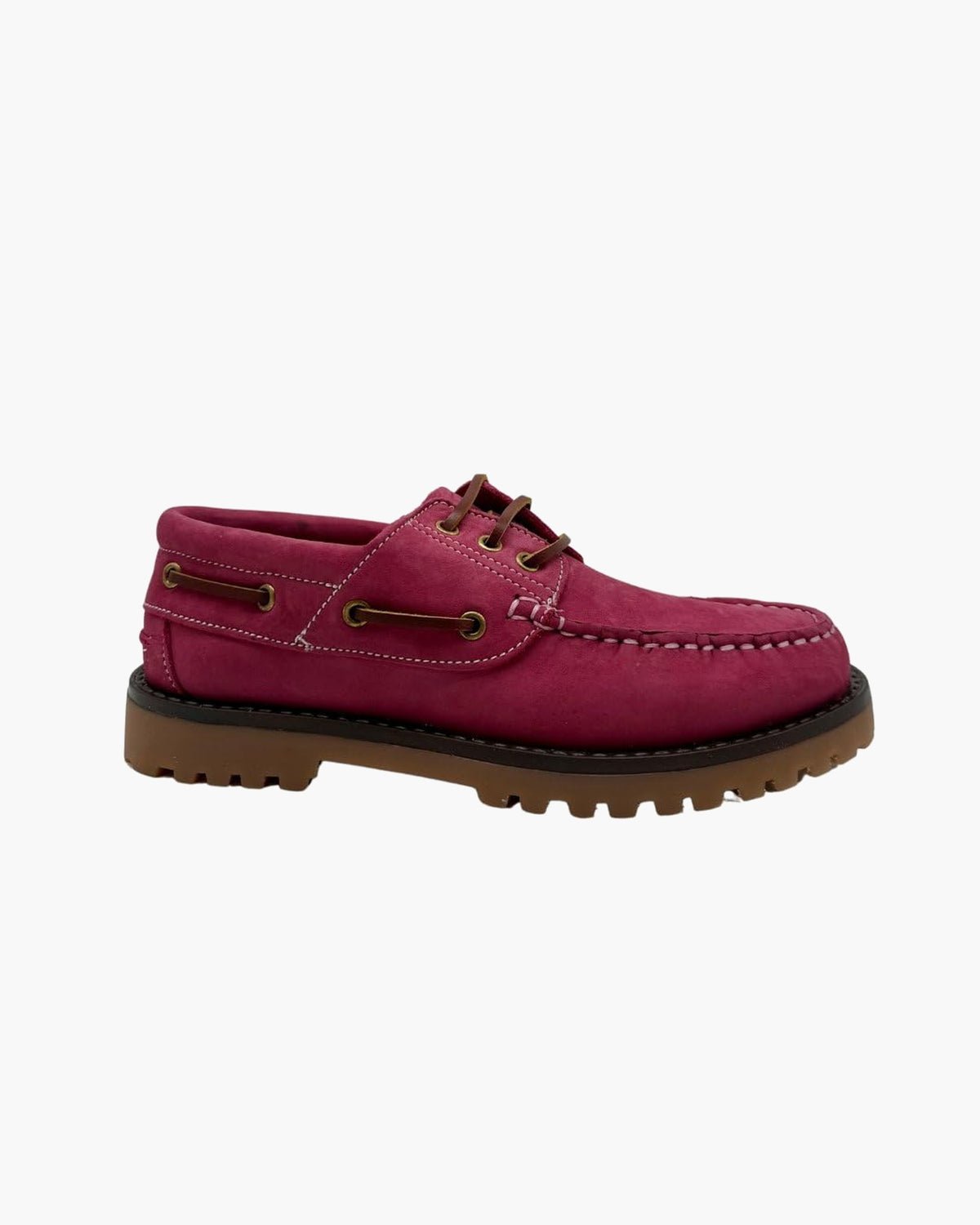 Mocasines para Mujer de Piel cómodos Zapatos clásicos de Vestir y Casual Zapatillas 24 Horas señora Calzado de Verano e Invierno Tipo Penny en Gamuza - Fuxia