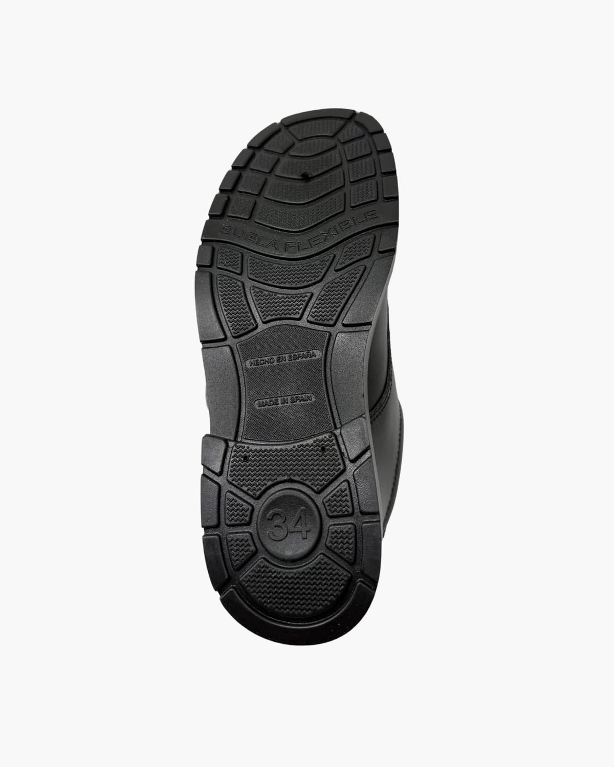 NOESLOMISMO BY DILEMA Zapatos con Velcro para Niño - Colegiales Hechas a Mano en España - Negro