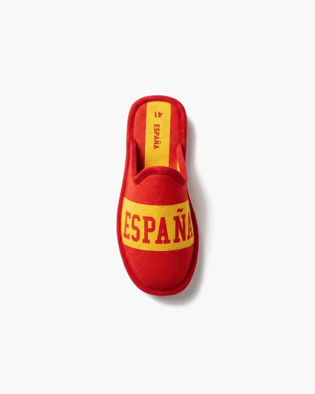 NOESLOMISMO BY DILEMA Zapatillas Casa Hombre y Mujer Bandera España - Pantuflas Cerradas Invierno Acolchadas. Zapatos Descanso Felpa Termal. Slippers Calientes Suela Goma - Rojo