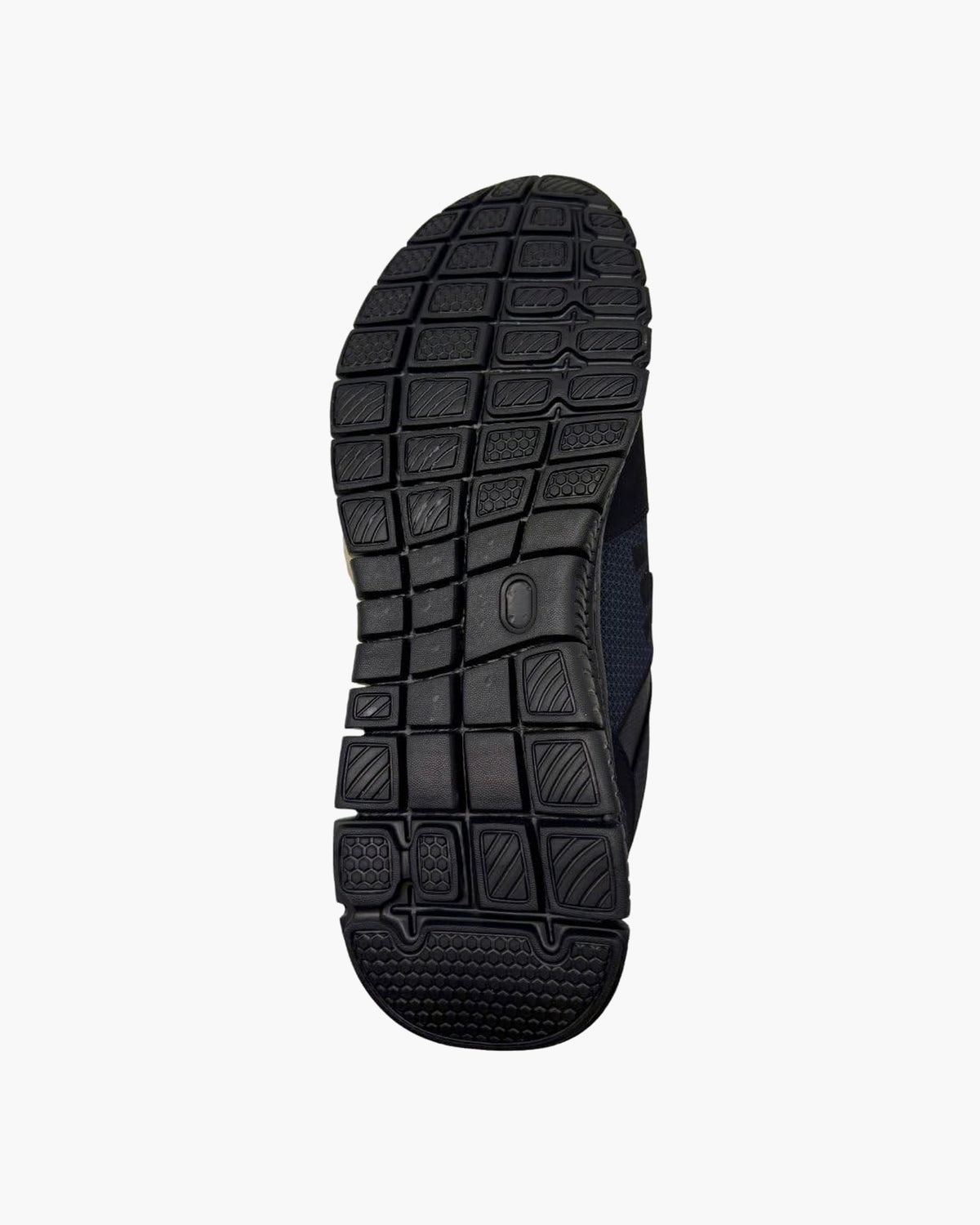 Zapatillas Deportivas Negras Hombre | Cierre Autoadhesivo hasta Talla 48 - Negro