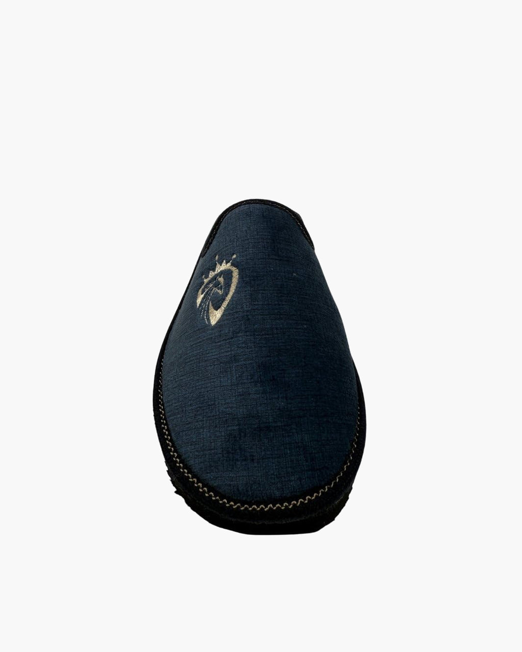 Zapatillas de casa azul marino para hombre con suela de goma - Marino