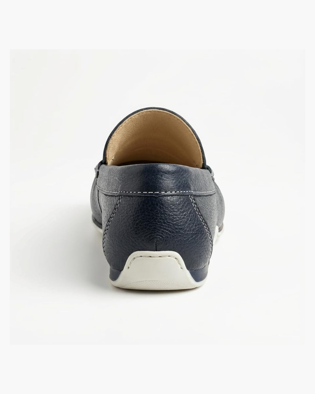 Mocasines de Cuero Azul Marino para Hombre de Verano - Azul Marino