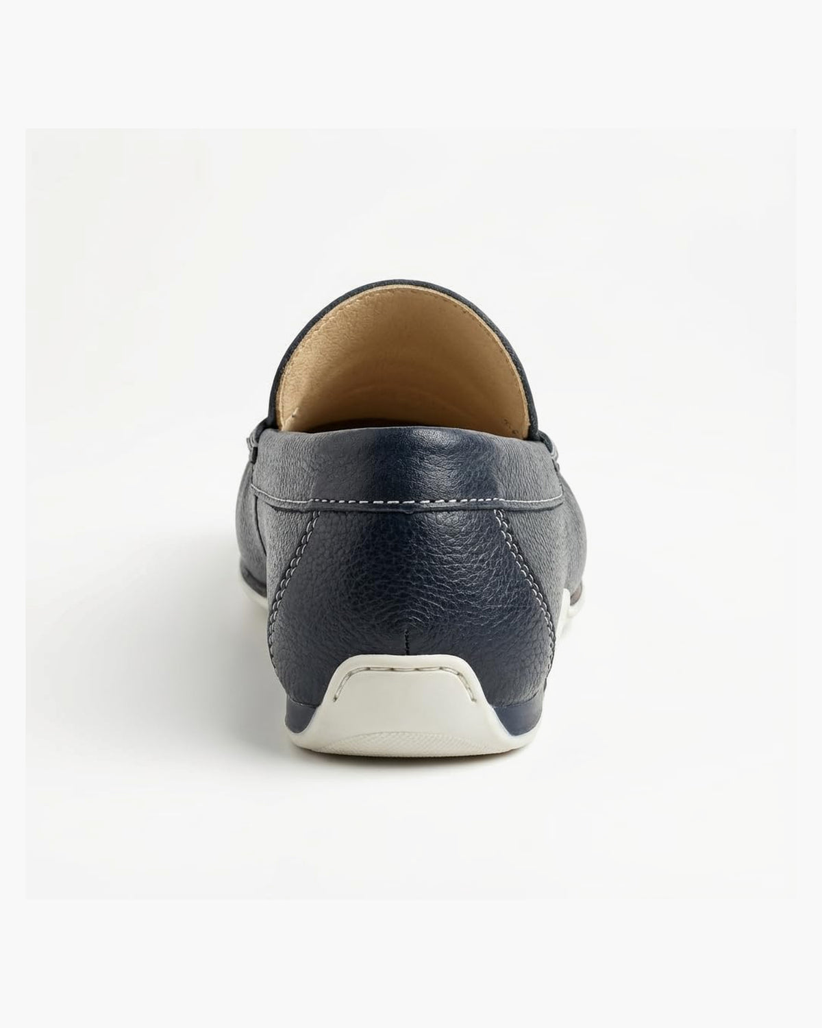Mocasines de Cuero Azul Marino para Hombre de Verano - Azul Marino