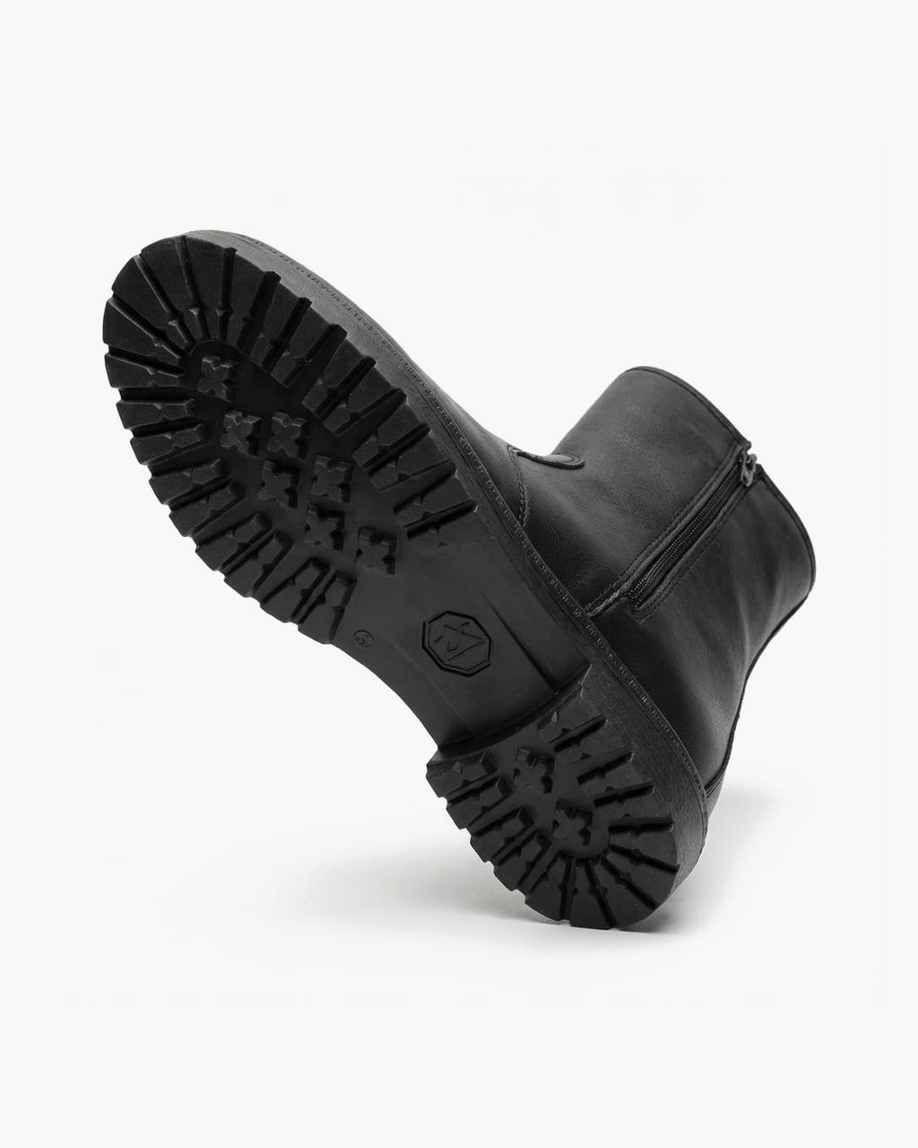 NOESLOMISMO BY DILEMA Botas Safari Hombre Piel con Forro Borreguito y Cremallera Lateral – Desert Boots Invierno Hechas en España – Botines Casual Suela Crepe Antideslizante, Cómodas y Ligeras - Negro