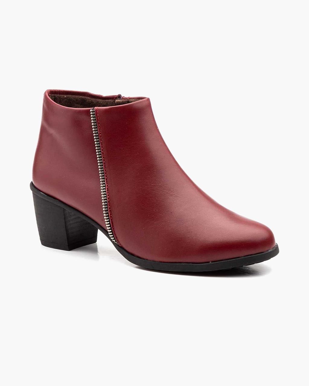 NOESLOMISMO BY DILEMA Botines para Mujer - Botin Hecho a Mano en España - Burdeos
