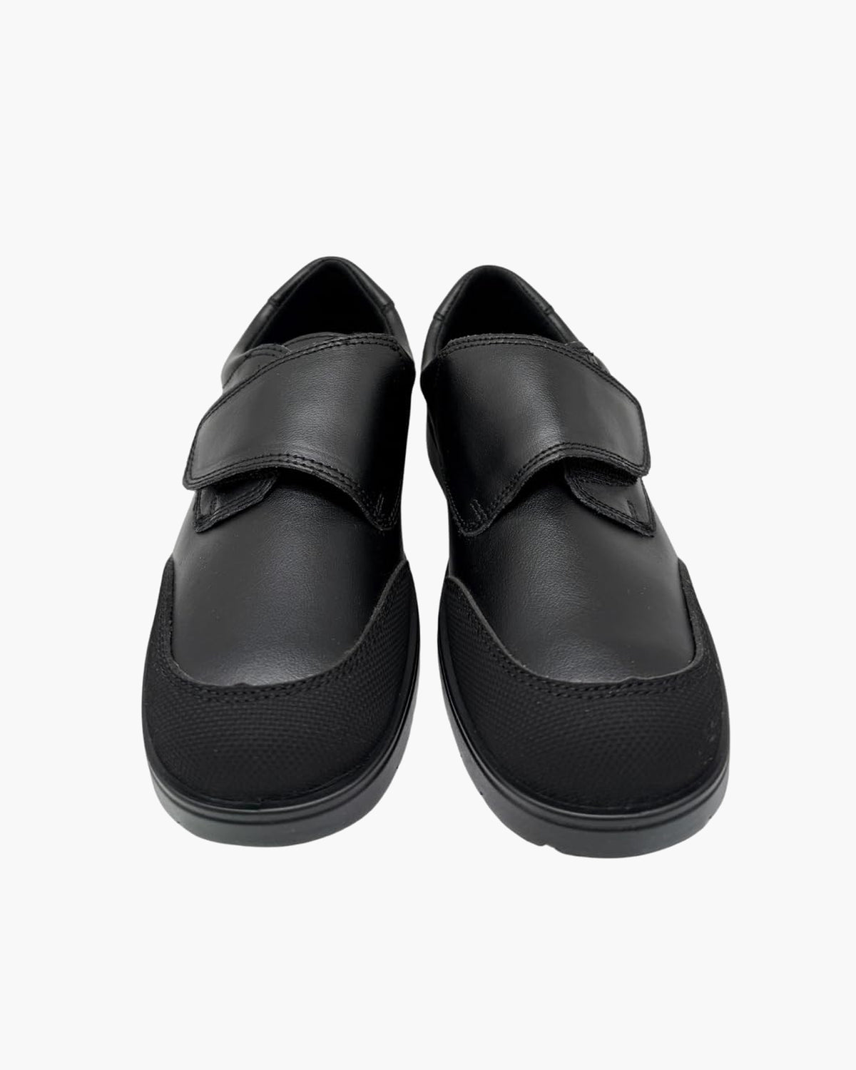 NOESLOMISMO BY DILEMA Zapatos con Velcro para Niño - Colegiales Hechas a Mano en España - Negro
