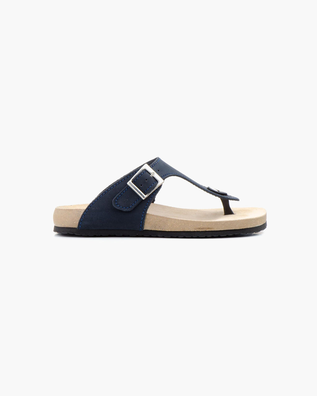 Sandalias Bio Dedo para Mujer con Hebilla Ajustable y Plantilla Ergonómica - Marino