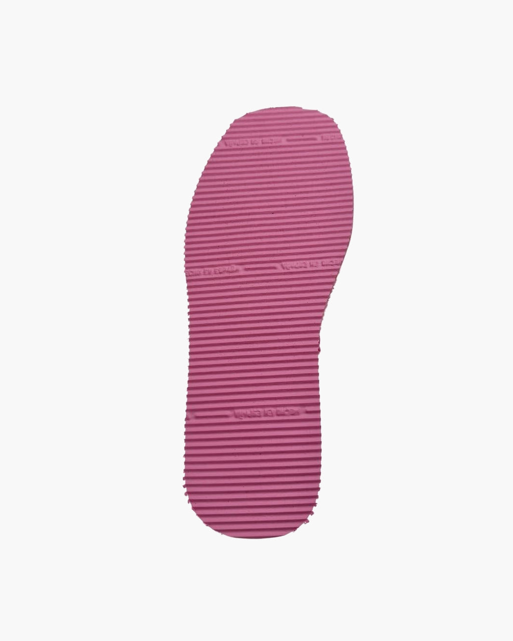 Zapatillas de casa para mujer de pelo con suela de goma - Rosa