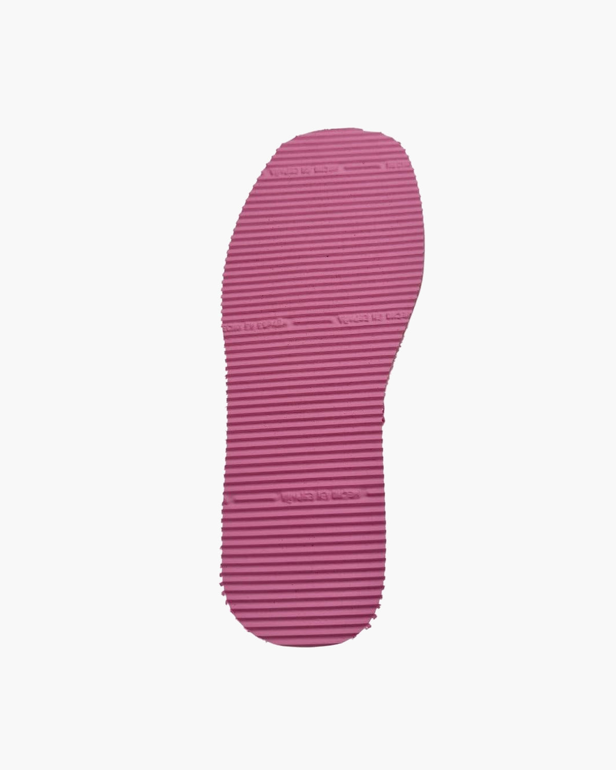 Zapatillas de casa para mujer de pelo con suela de goma - Rosa
