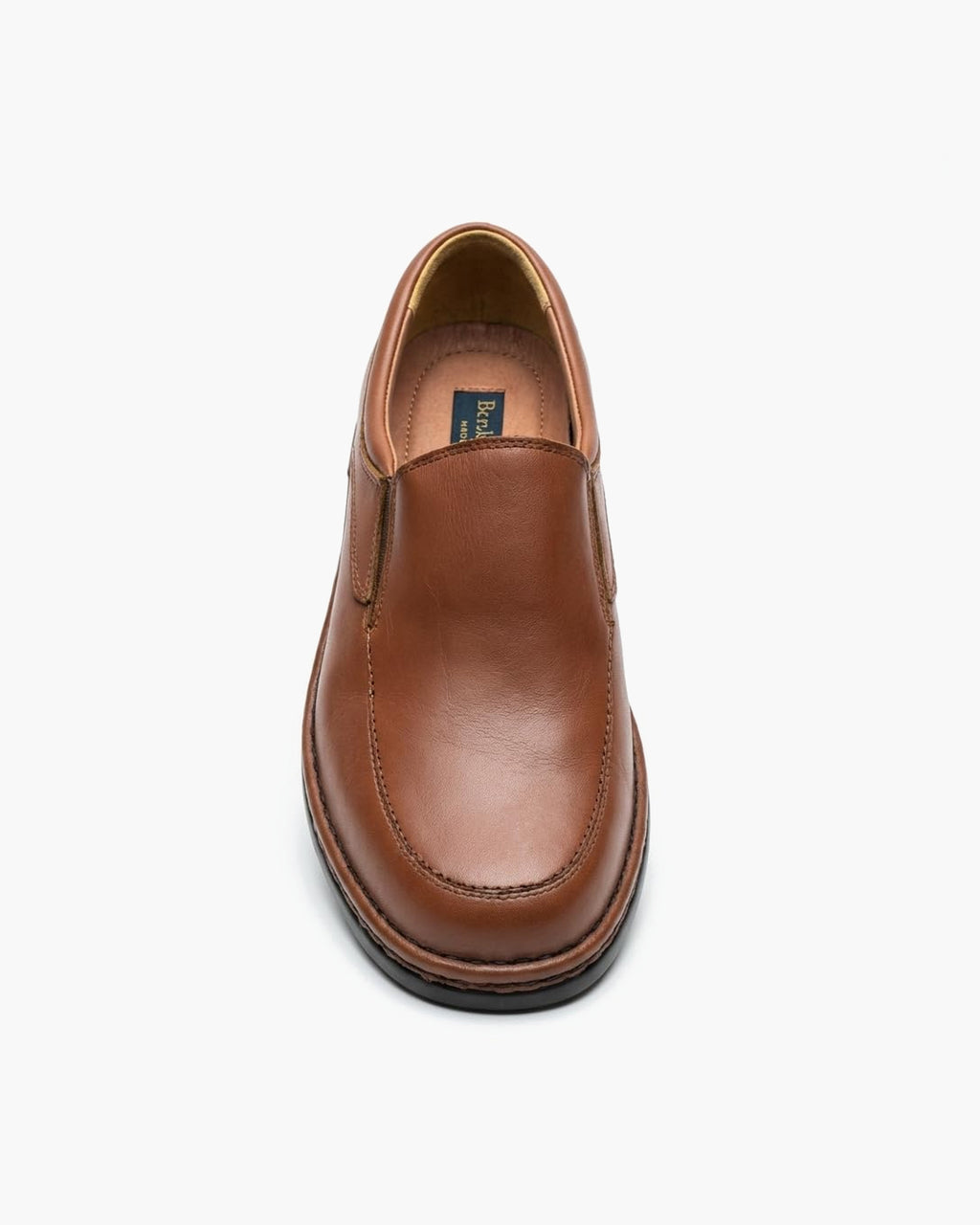 Mocasines de Cuero Marrones para Hombre con elásticos Laterales - Cuero