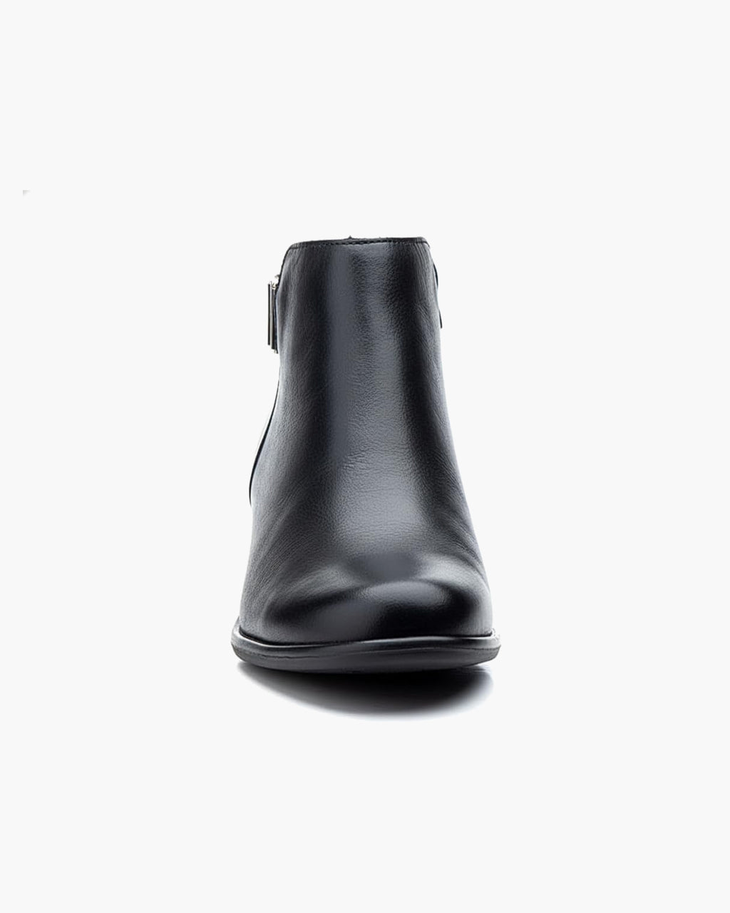 Botines mujer de piel con tacón o plataforma Botín cómodo de invierno y otoño Calzado artesanal de España tipo cuña o camperos en ante y cuero Elegantes e informales - Negro
