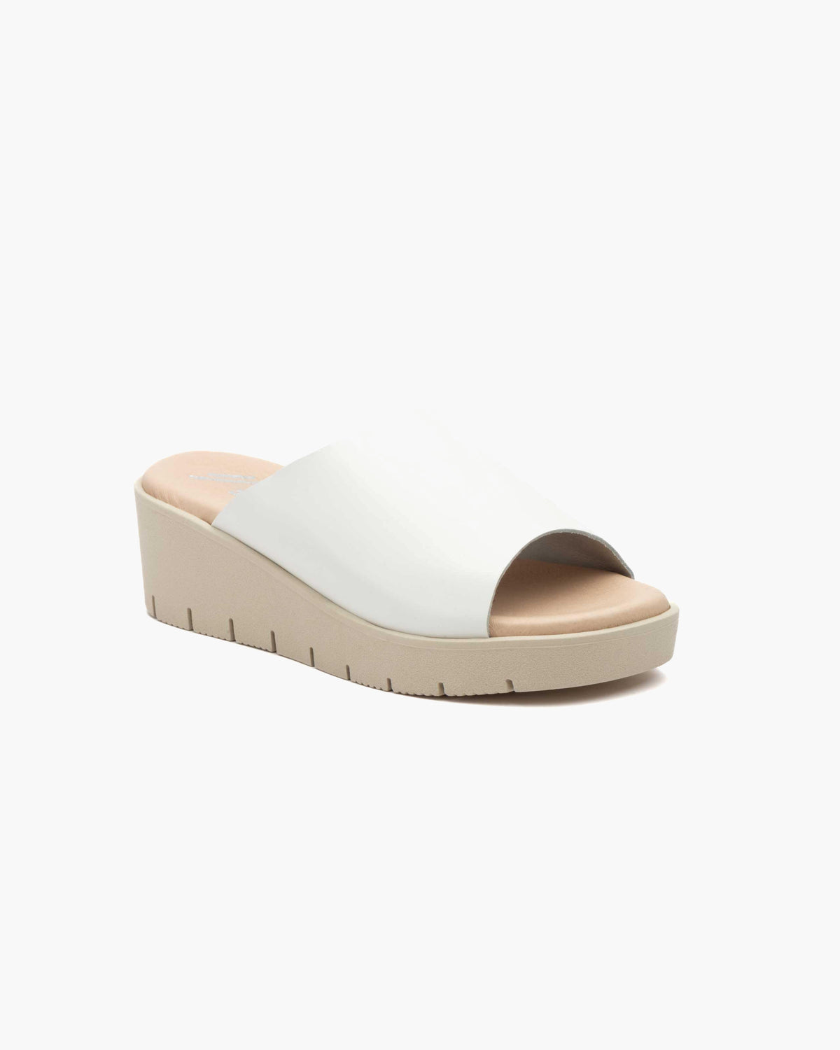Sandalia Cuña Mujer | Zapatos Verano Cómodos con Plataforma Antideslizante - Blanco