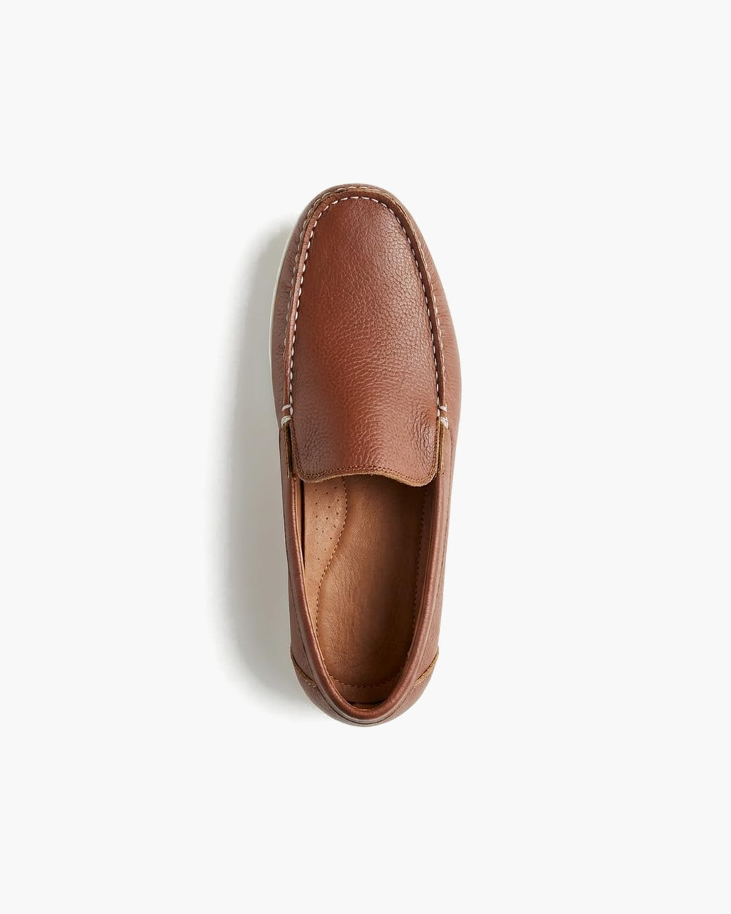 Mocasines de Cuero Azul Marino para Hombre de Verano - Cuero