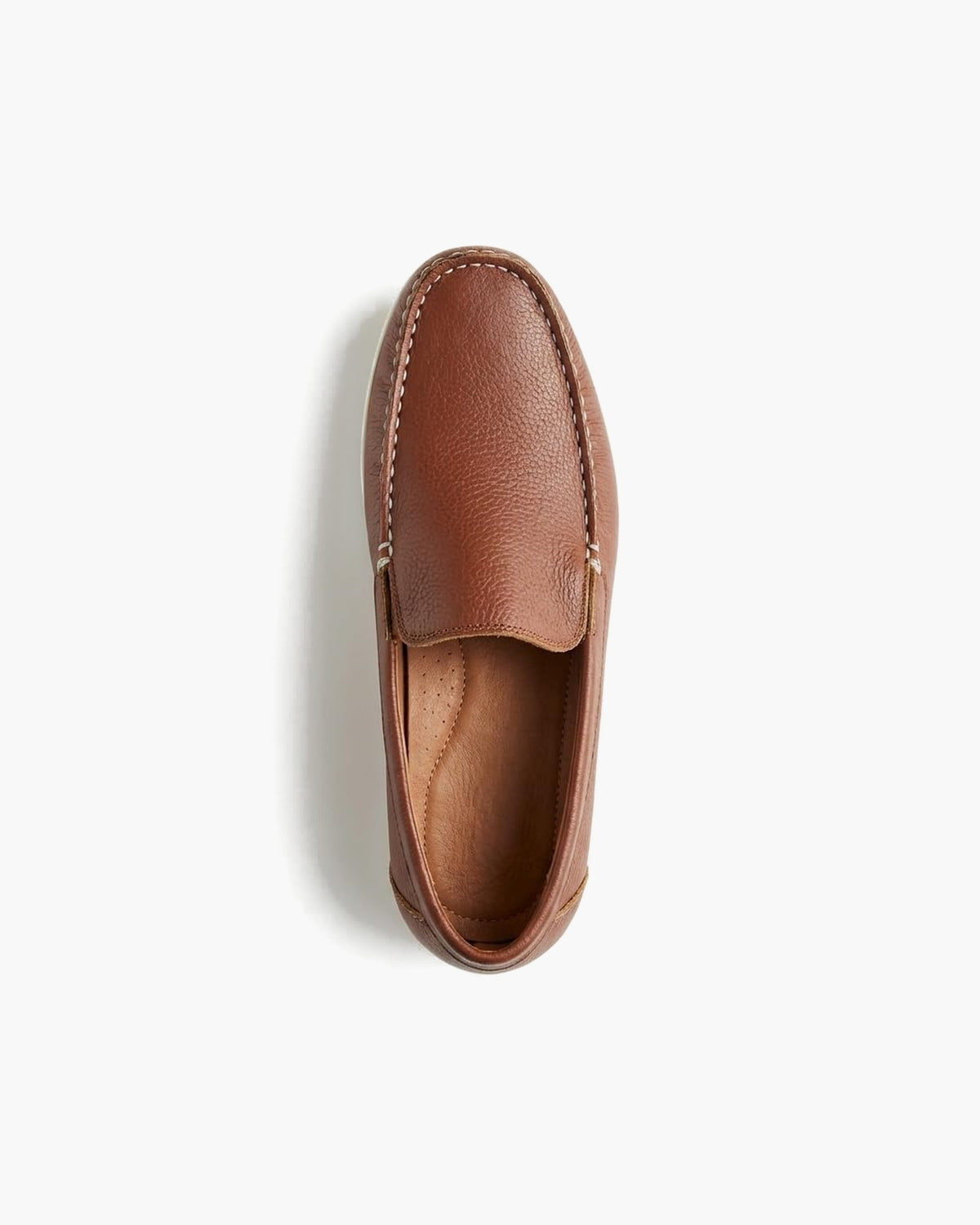 Mocasines de Cuero Azul Marino para Hombre de Verano - Cuero