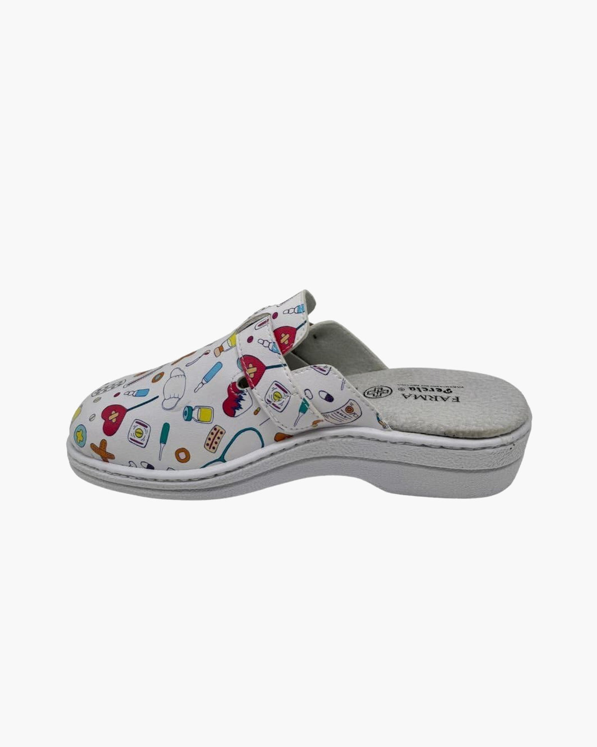 Zuecos Sanitarios para Mujer - Zapatos Hechos a Mano en España - Blanco