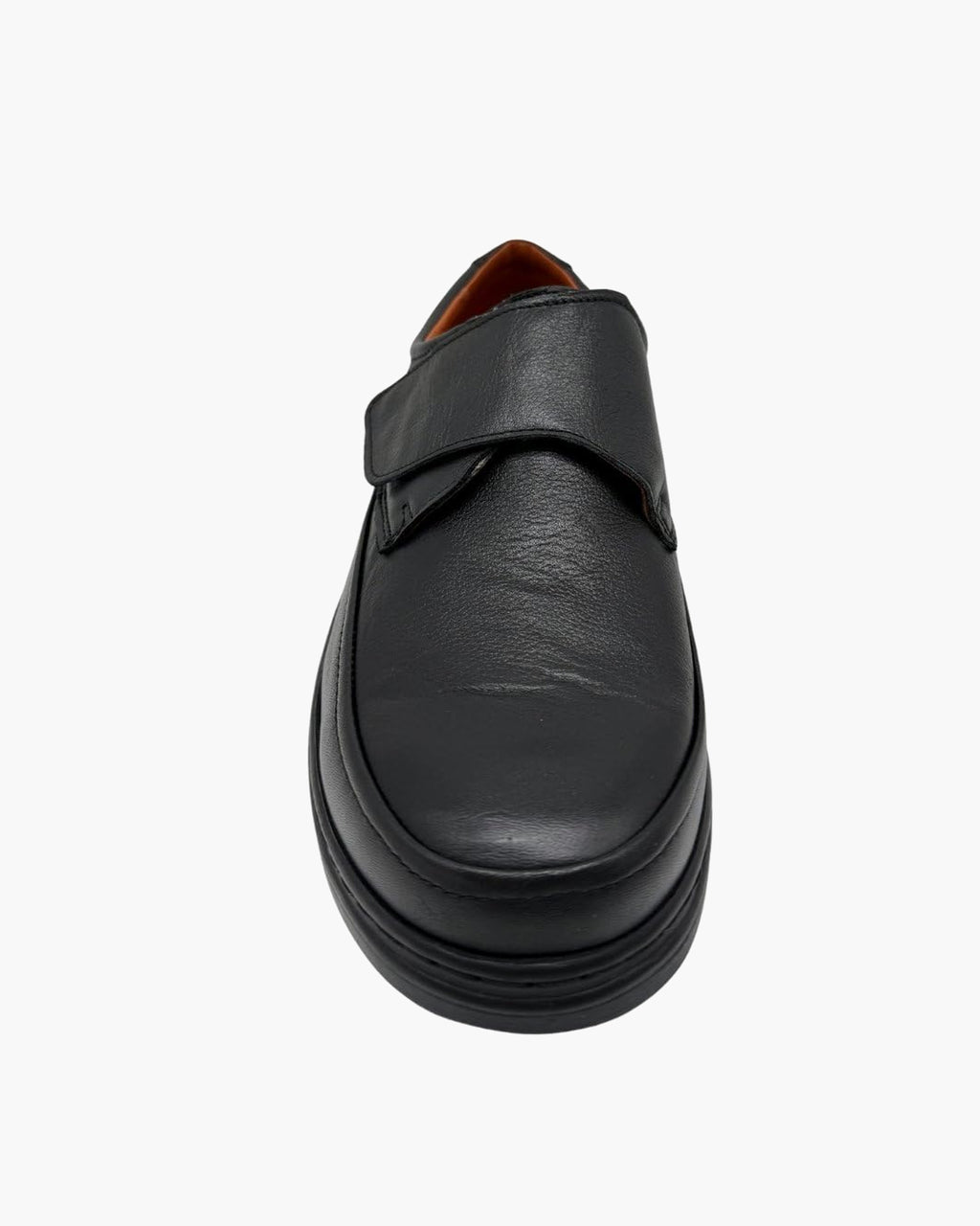 Zapatos con tira adherente - Calzado Hecho a Mano en España - Negro