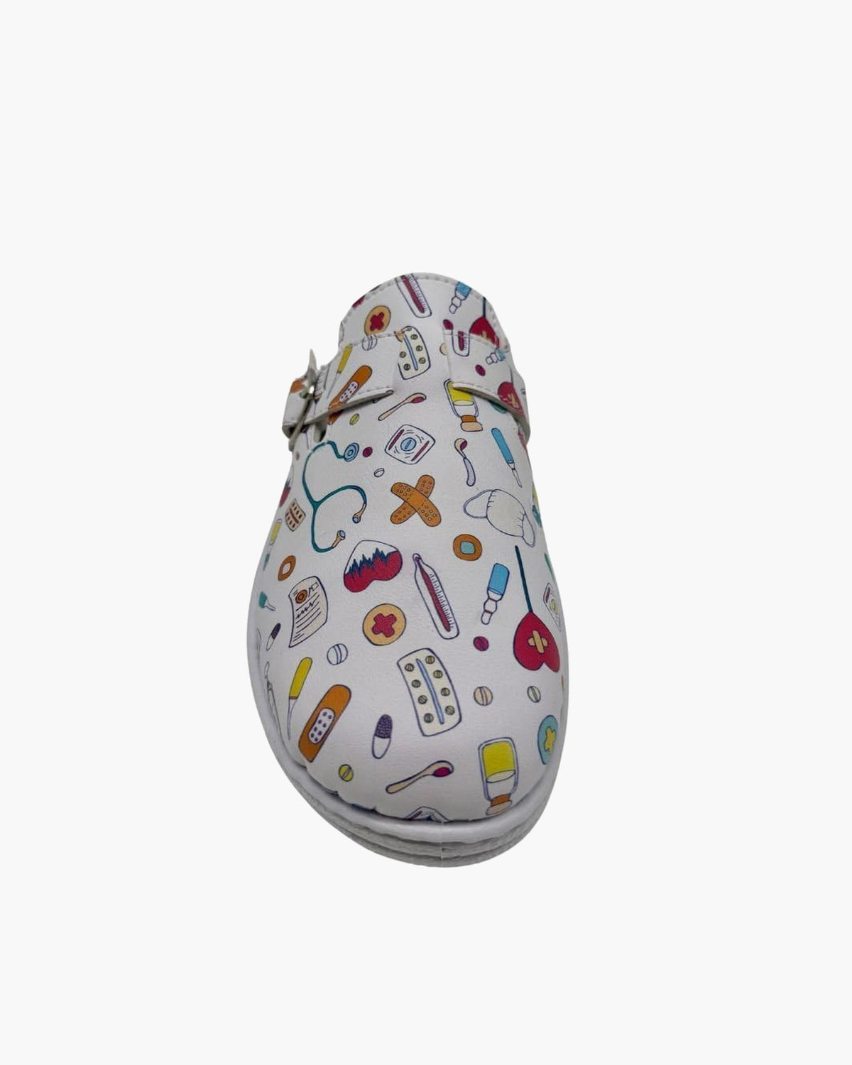 Zuecos Sanitarios para Mujer - Zapatos Hechos a Mano en España - Blanco