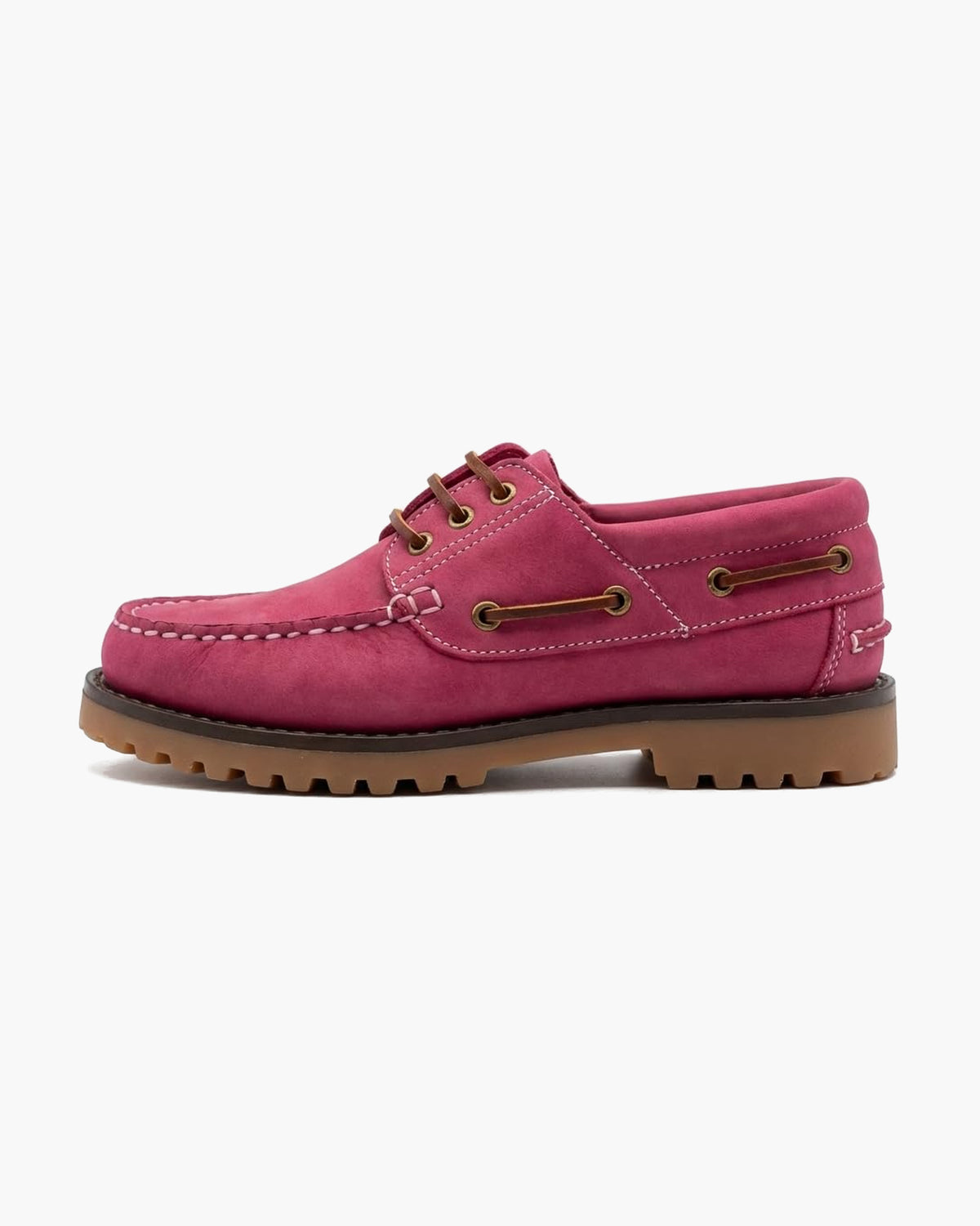 Mocasines para Mujer de Piel cómodos Zapatos clásicos de Vestir y Casual Zapatillas 24 Horas señora Calzado de Verano e Invierno Tipo Penny en Gamuza - Fuxia