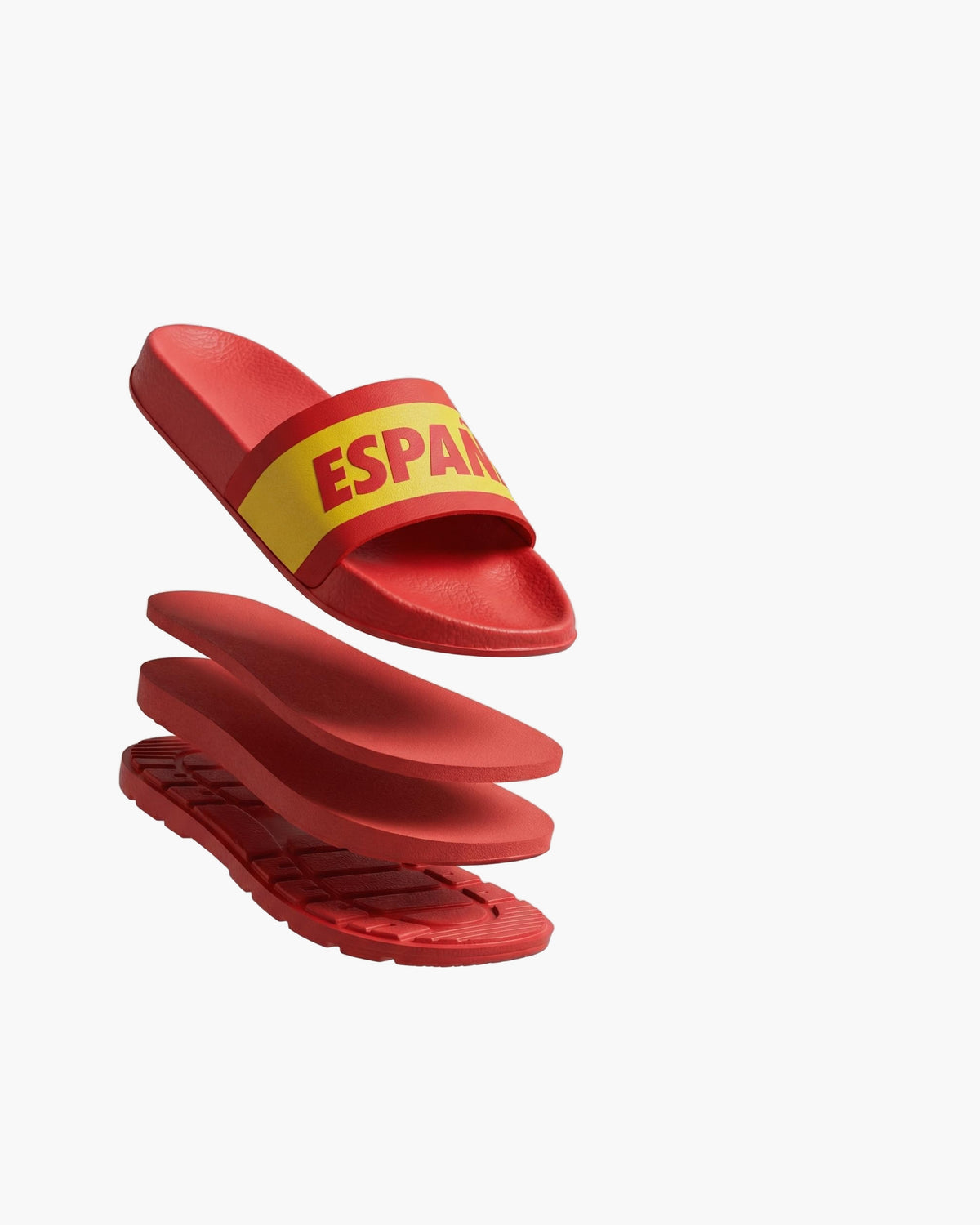 NOESLOMISMO BY DILEMA Chanclas Pala Bandera España Unisex | Sandalias de Goma EVA Ligeras y Cómodas | Antideslizantes para Piscina, Playa, Ducha y Baño, Suela Acolchada, Abiertas, Verano Hombre Mujer - España