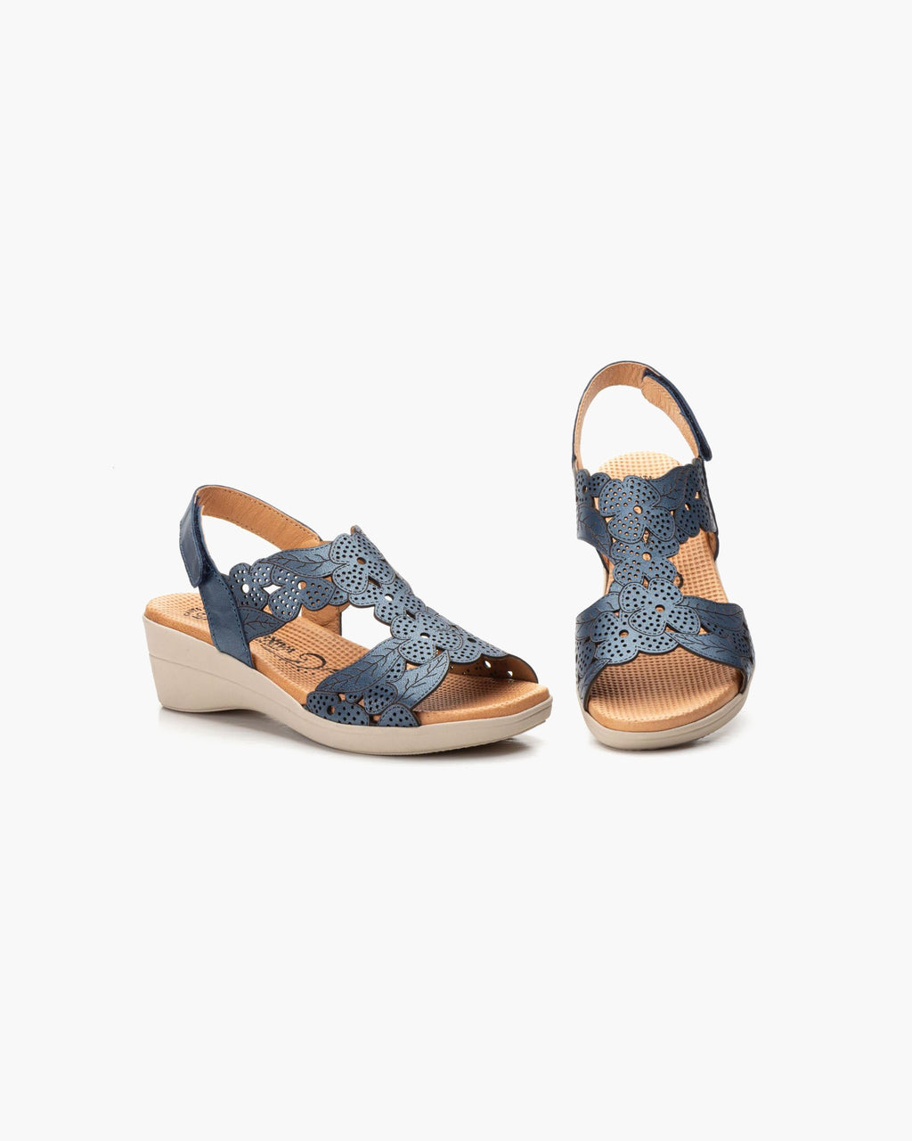 NOESLOMISMO BY DILEMA Sandalias para Mujer | Zapatos Cómodos - Marino