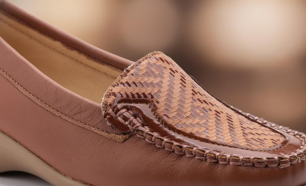 Mocasines para Mujer de Piel cómodos Zapatos clásicos de Vestir y Casual Zapatillas 24 Horas señora Calzado de Verano e Invierno Tipo Penny en Gamuza - Cuero