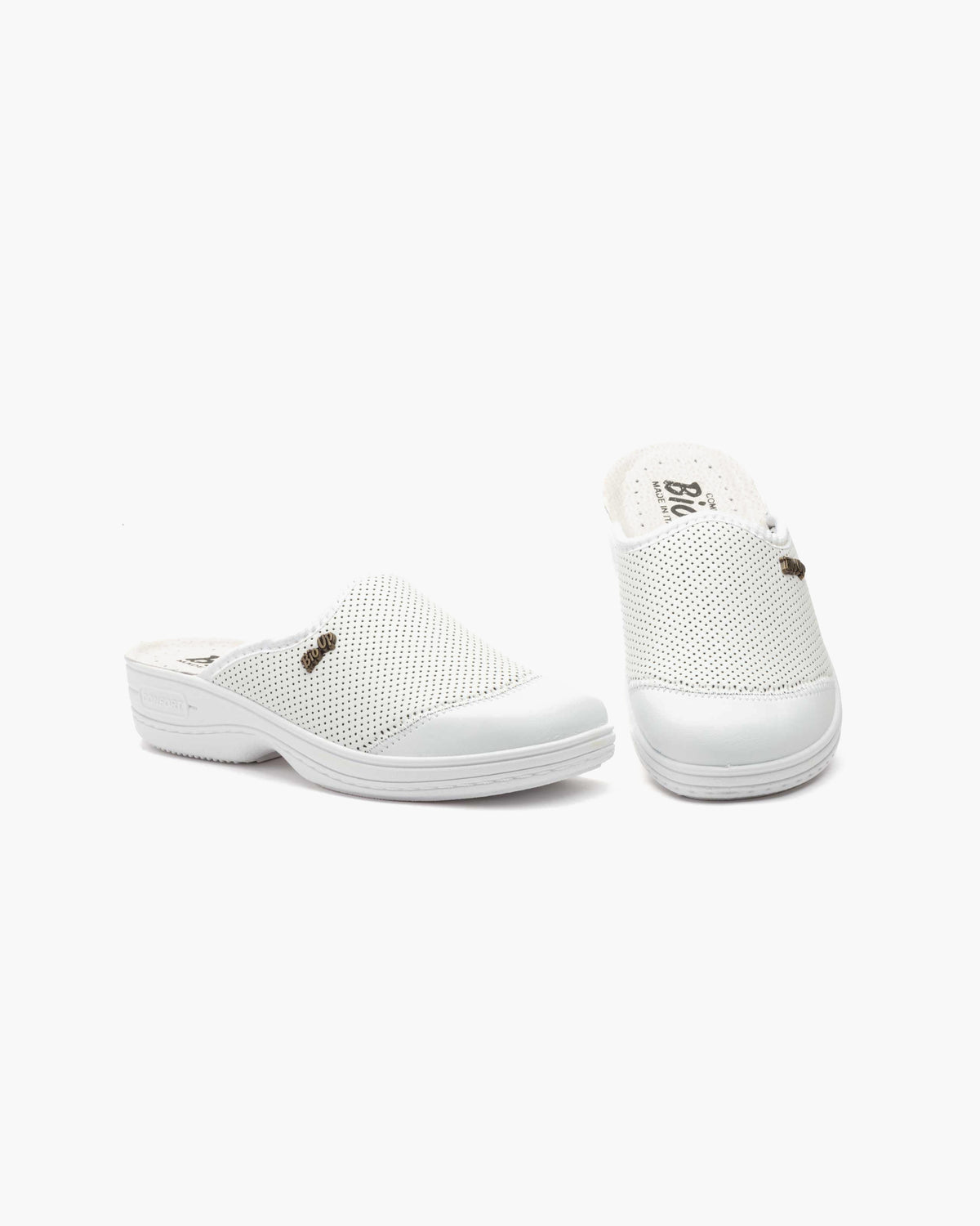 Zuecos Sanitarios para Mujer | Zueco Antiestático | Zapato Anatómico - Blanco