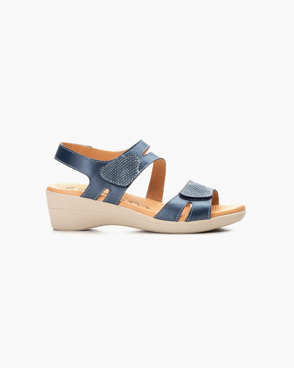 NOESLOMISMO BY DILEMA Sandalias para Mujer | Zapatos Cómodos - Marino