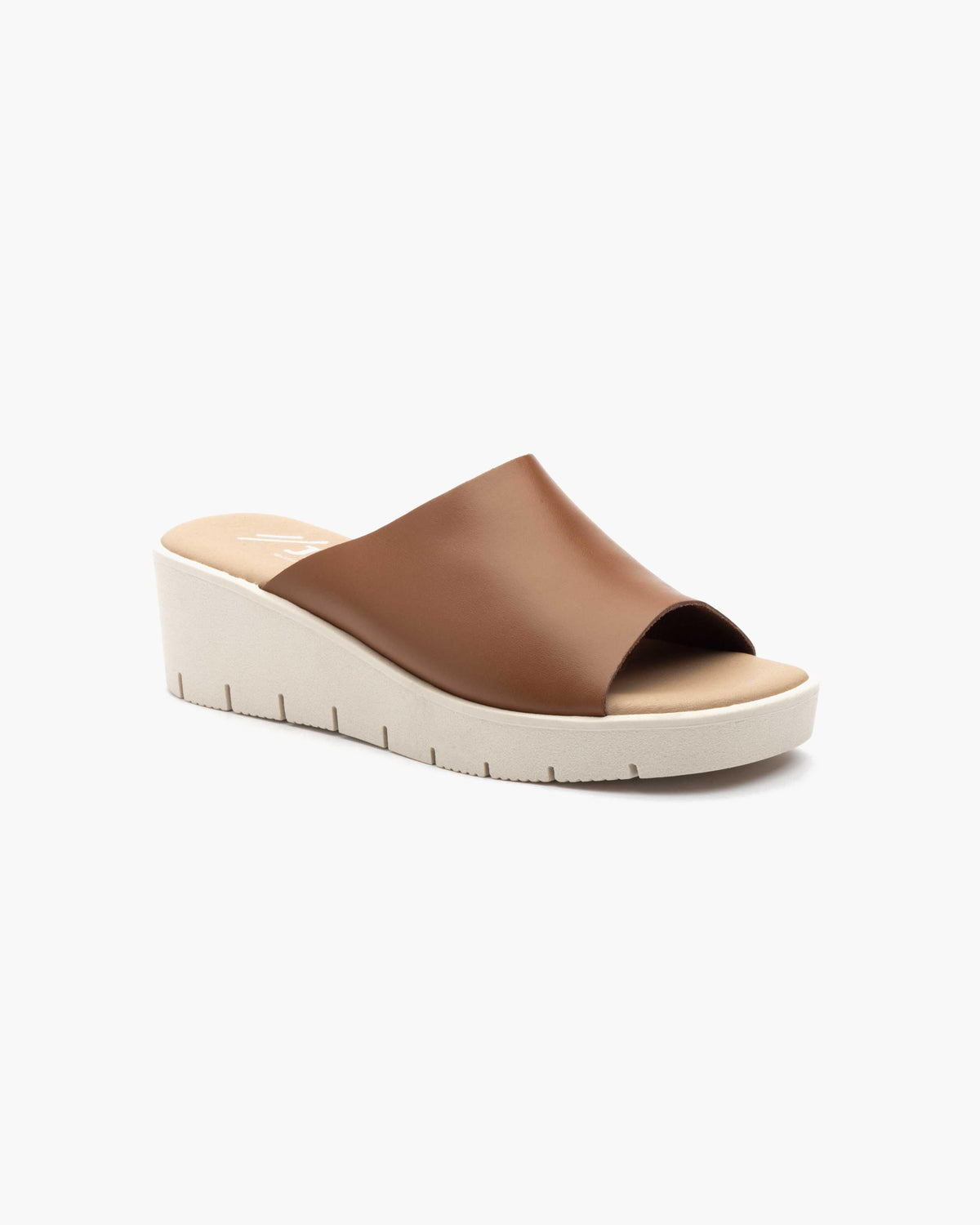 Sandalia Cuña Mujer | Zapatos Verano Cómodos con Plataforma Antideslizante - Cuero