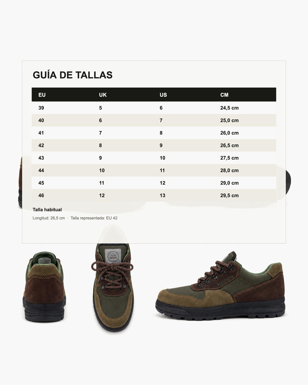 Zapatillas Trekking Mujer Impermeables de Piel, Verde y Marrón - Kaki-Serraje