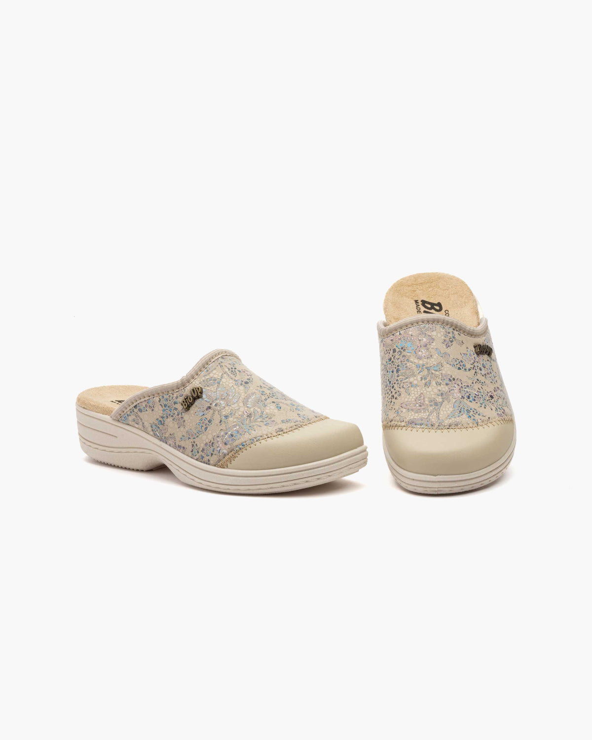 Zuecos Sanitarios para Mujer | Zueco Antiestático | Zapato Anatómico - Ida-Beige