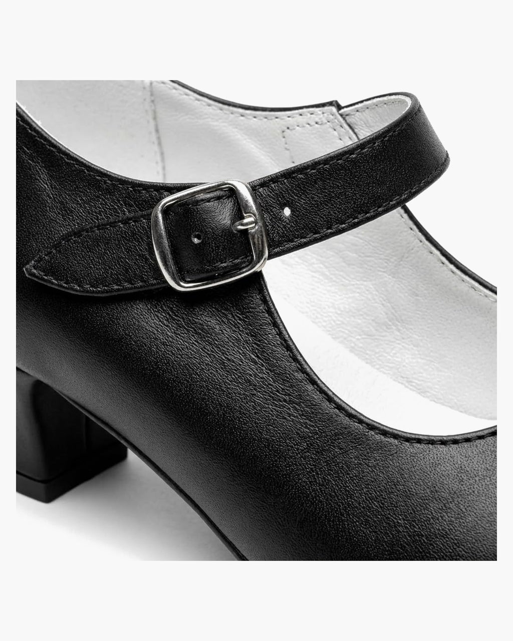 NOESLOMISMO BY DILEMA Zapato Flamenco para Niña - Sevillanas Hechas a Mano en España - Negro