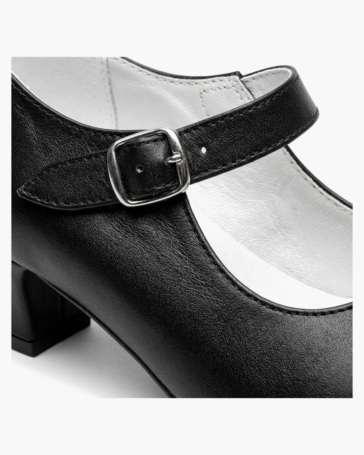 NOESLOMISMO BY DILEMA Zapato Flamenco para Niña - Sevillanas Hechas a Mano en España - Negro